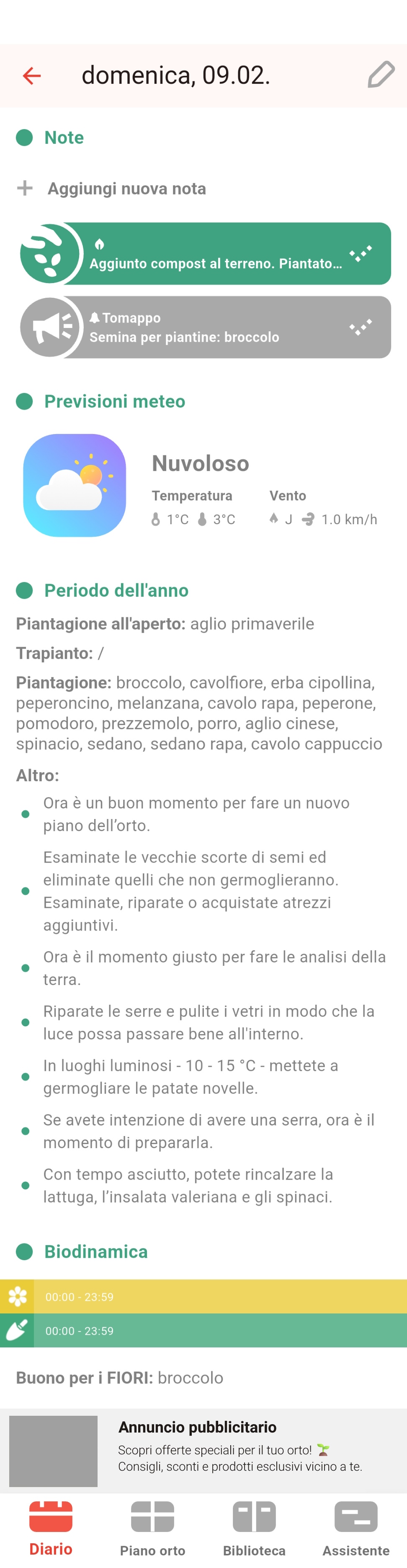 Screenshot dell’app Tomappo